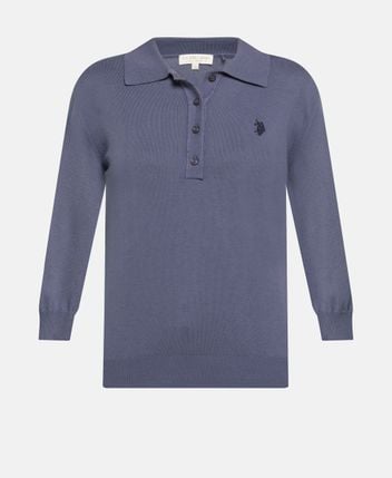 Knitted polo shirt Shaye