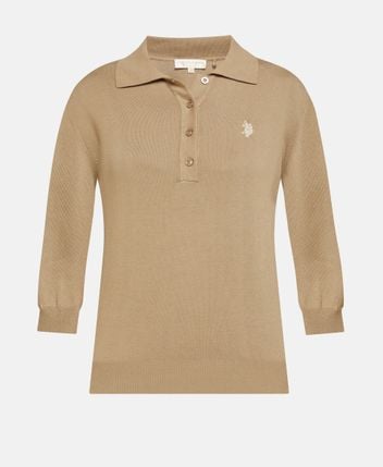 Knitted polo shirt Shaye