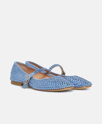 Ballerina flat with straps