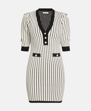 Wool-blend dress