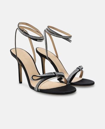 Ankle strap sandals French Bow