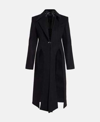 Wool-blend coat