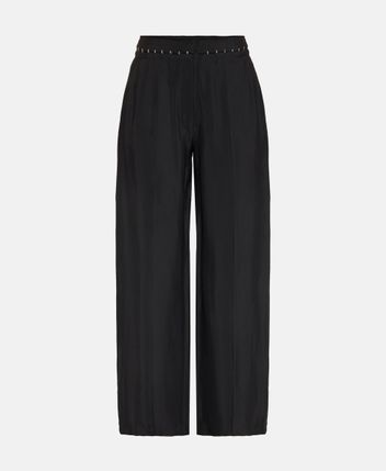 Wool-blend trousers