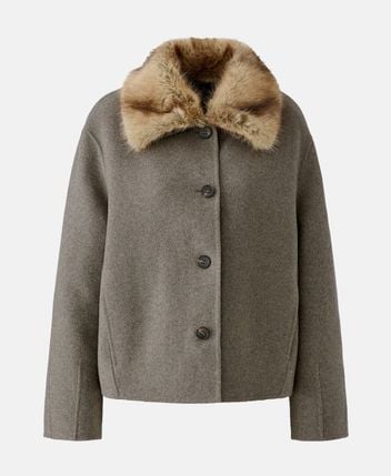 Wool-blend jacket