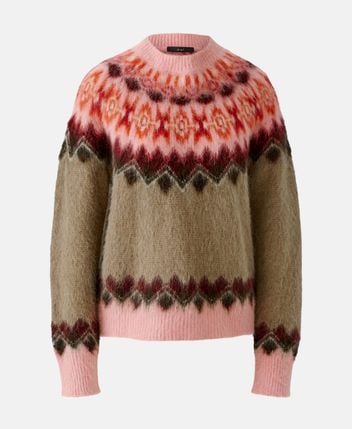 Wool-blend pullover