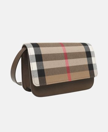 Leather cross body bag