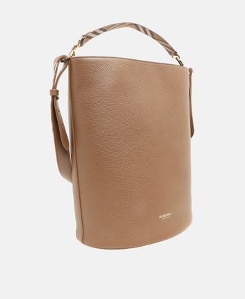 Leather bucketbag