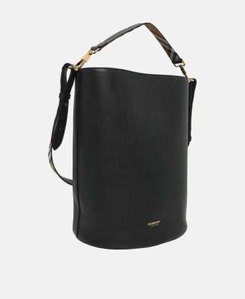 Leather bucketbag
