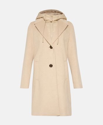 Wool-blend coat