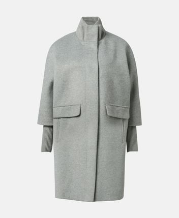 Wool-blend coat