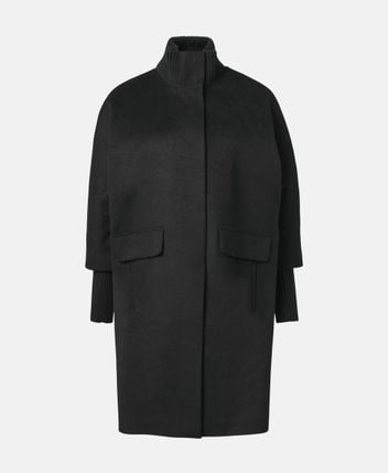 Wool-blend coat