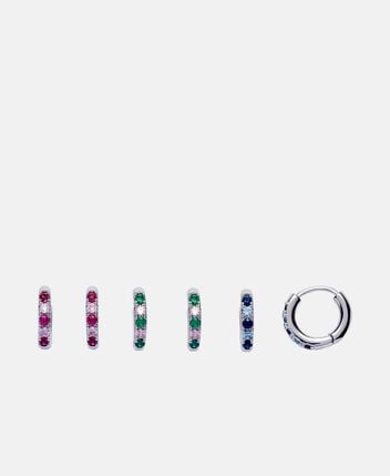 Earrings, 3 pieces Sabrine