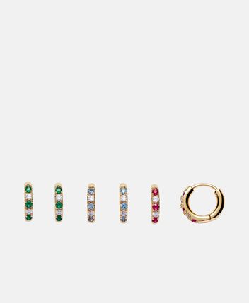 Earrings, 3 pieces Sabrine