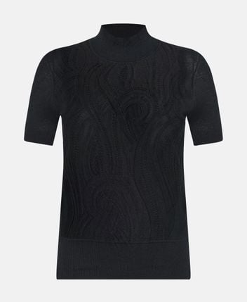 Wool-blend t-shirt