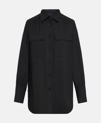 Wool-blend blouse Perle