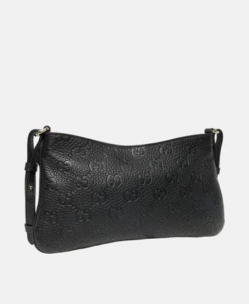 Leather shoulder bag Emblem