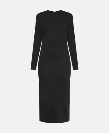 Wool-blend dress
