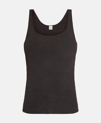 Wool-blend top