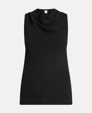 Wool-blend top