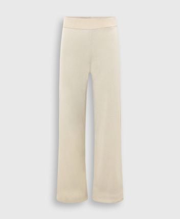 Silk-blend trousers
