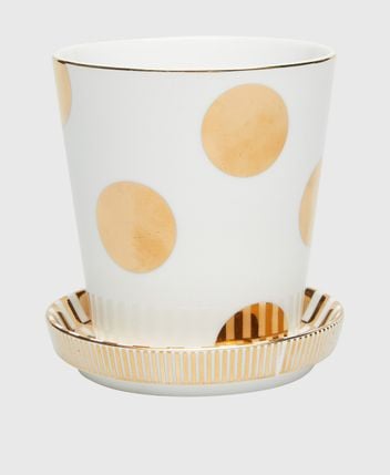 Tea cup with saucer Dot Delight
