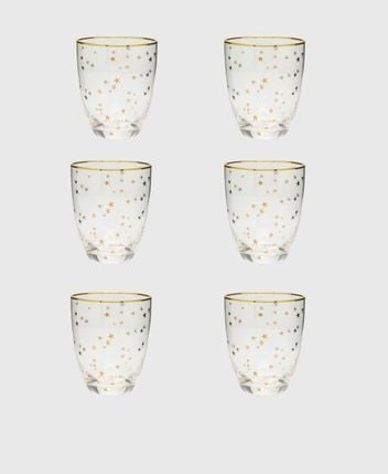 Water glasses, set of 6