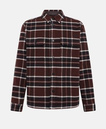 Wool-blend overshirt Clay