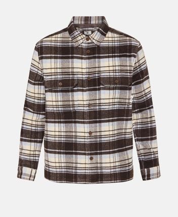 Wool-blend overshirt