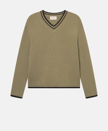 Wool-blend pullover