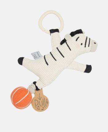 Soft toy with music box to hang up
