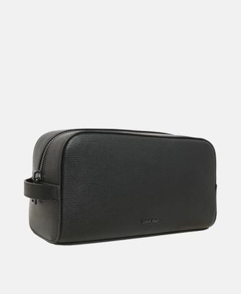 Leather wash bag Saffiano