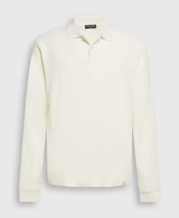Long-sleeved polo shirt