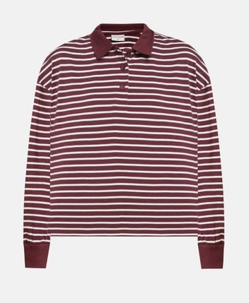 Long-sleeved polo shirt