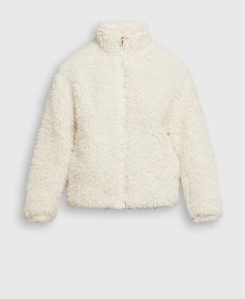 Faux fur jacket