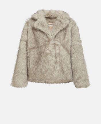 Faux fur jacket
