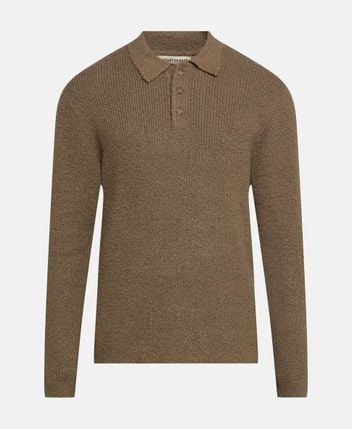 Knitted polo shirt