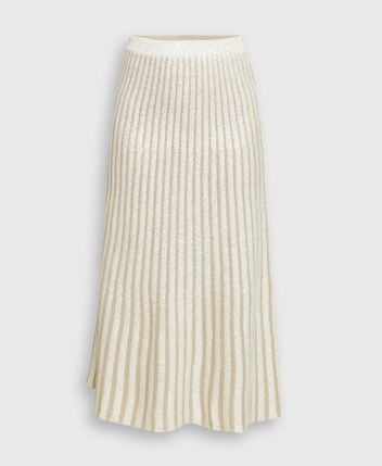 Wool-blend skirt