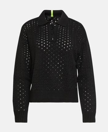 Wool golf polo