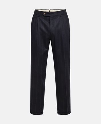 Wool-blend trousers