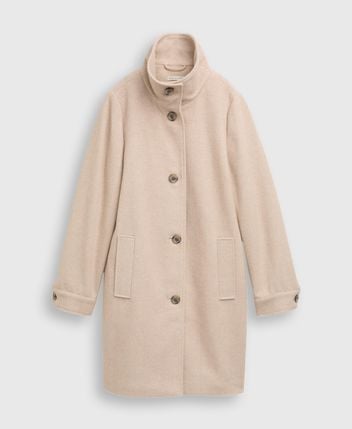 Wool-blend coat