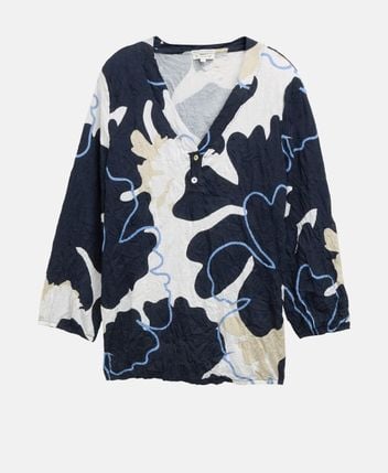 All-over print blouse