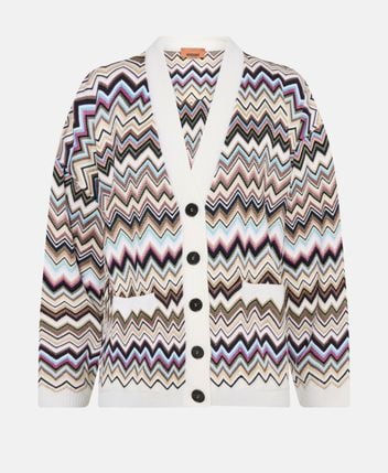 Wool-blend cardigan