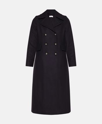 Wool-blend coat