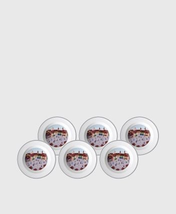 Soup plate set, 6 pcs.