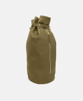Leather backpack