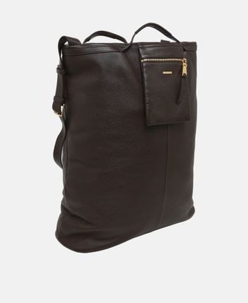 Leather shoulder bag