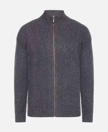 Wool-cashmere blend cardigan