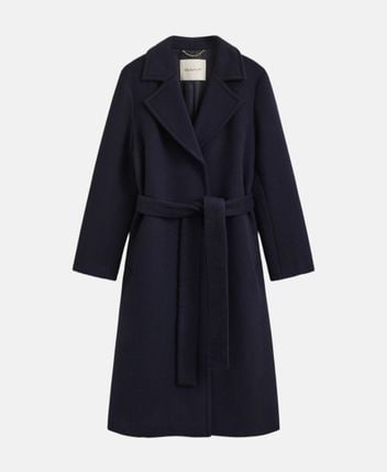 Wool-blend coat