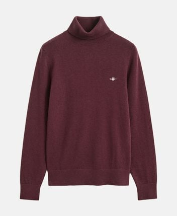 Wool-blend rollneck