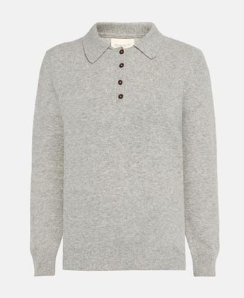 Woolen polo shirt